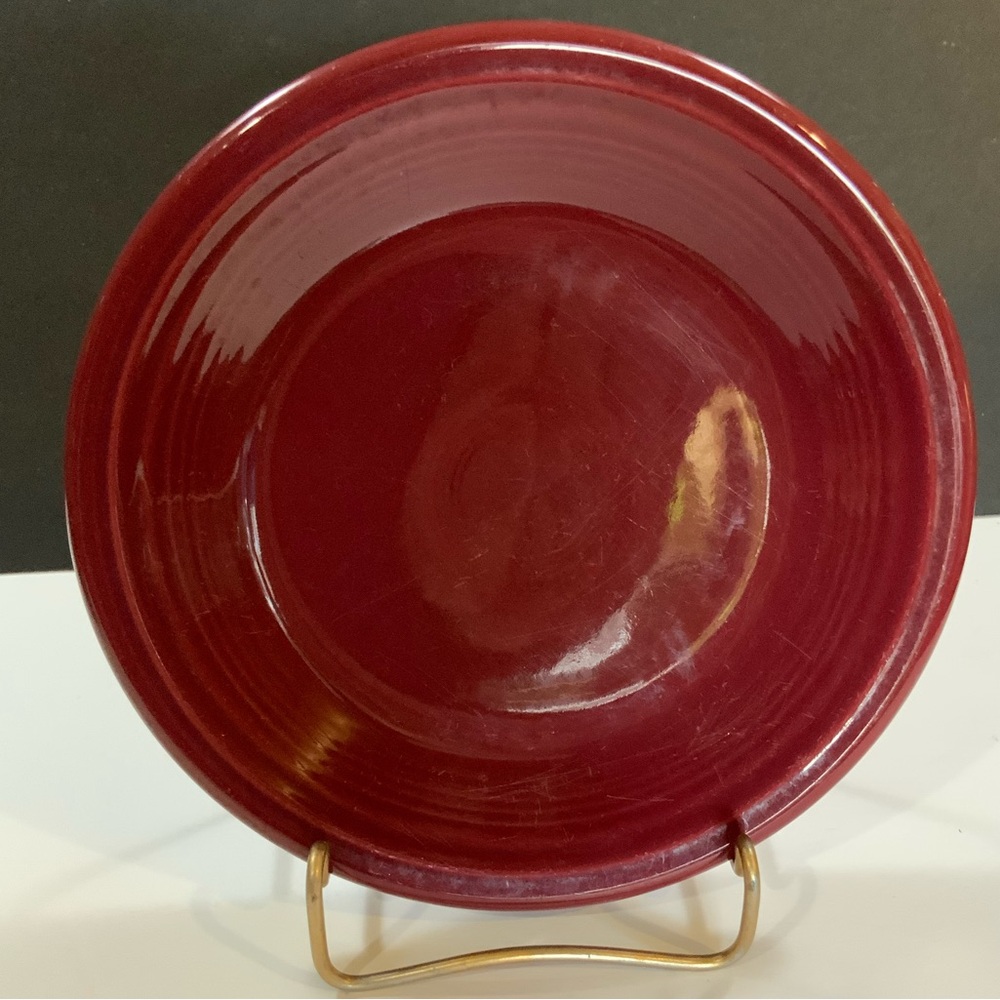 Fiesta Salad Plate Claret 7 1/4" Diameter Fiesta ware Discontinued Color #763